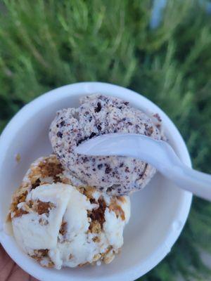 Oatmeal scream pie & cookies and cream