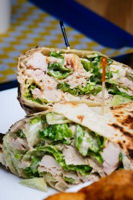 Chicken Caesar Salad Wrap