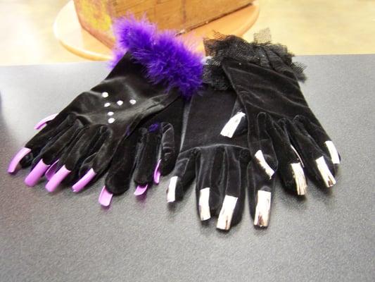 These gloves for Halloween double as backscratchers.