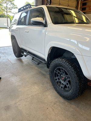 New tires mount and balanced