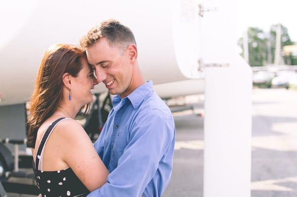 Love captured in the marina in down town Annapolis.