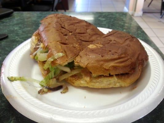 Torta--chicken lettuce, cheese..