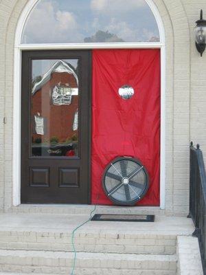 Synergy Performs Home Testing including Blower Door Tests