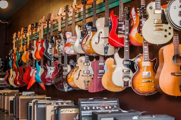 Guitar wall c.2016