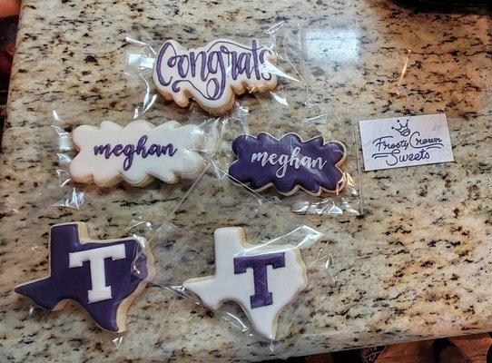 Cookies made for my daughter's graduation