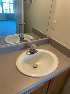 Apartment Sink Cleaned