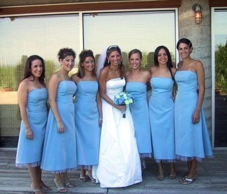 Brides in all wedding parties tan free!