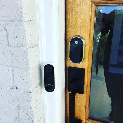 Video Doorbell and Smart Lock Installation