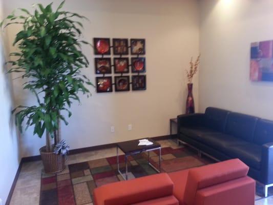 Our reception area welcomes you and your family!