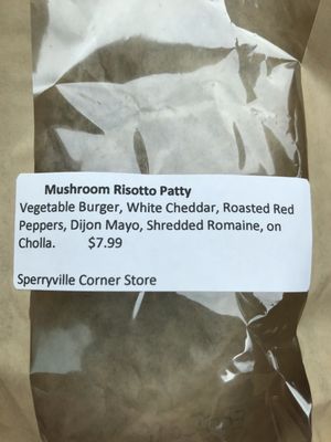 Vegetarian burger ingredients