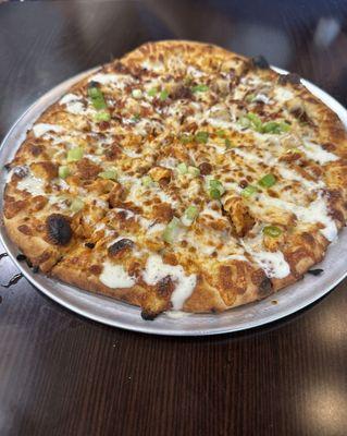 Buffalo chicken pizza