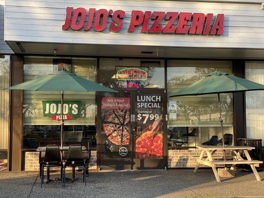 Jojo's pizza after applying the new layout from boogie man Markting