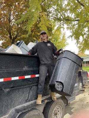 House cleanout in St. Joseph, Michigan.