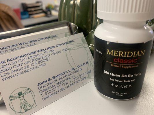 This herbal supplement that I get from Dr. Barrett has helped my recovery process in tenfold. Thank you Dr. Barrett and Adri