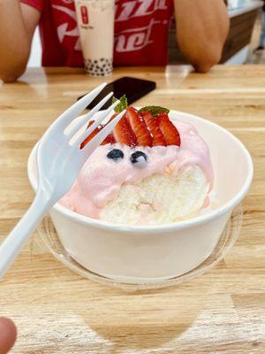 Strawberry soufflé