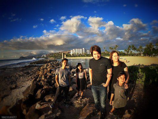 Pastor Ernest with his family