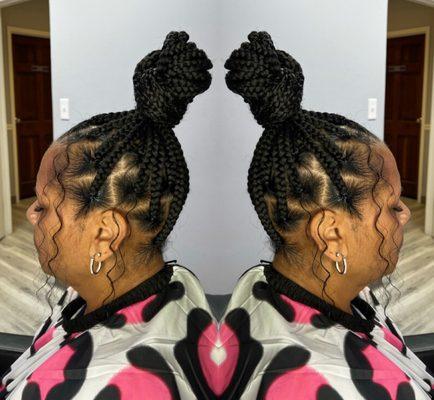 Poetic Knotless braids