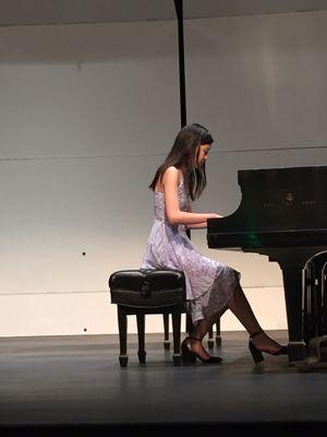 Juliana Kuo Piano Studio's June 2016 Finale Recital at GMU, Fairfax, Virginia