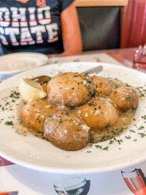 Mushroom Cap Appetizer