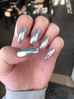 Awesome chrome acrylics!