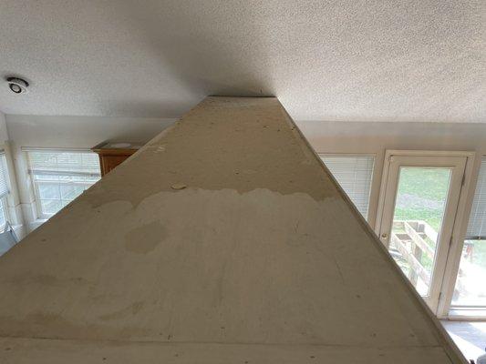 dust on top of cabinets during- final clean