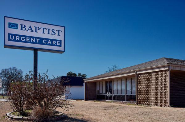 Exterior of the urgent care center