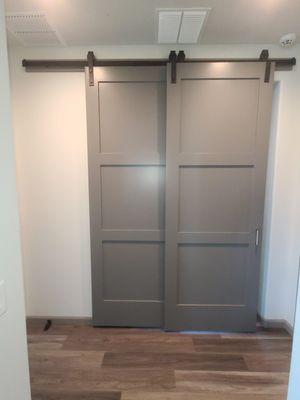 Barn door installation