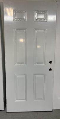 Steel entrance door 6panels