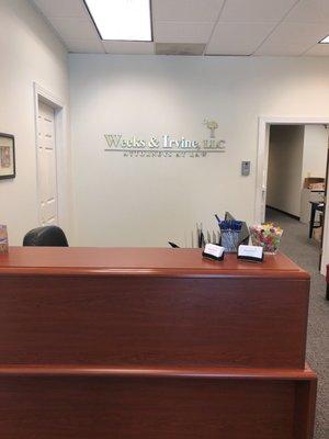 Receptionist Desk