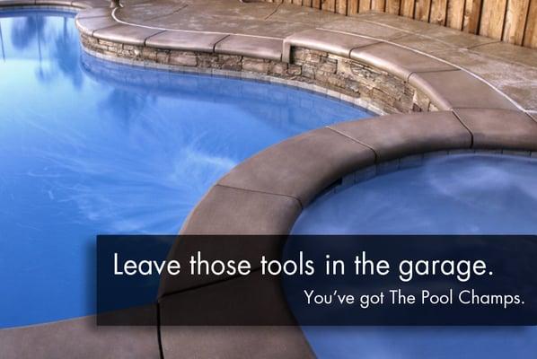 Got a leak or other issue with your pool? Let our professional staff get your open back in shape for the season.