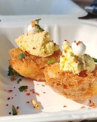 Deep Fried Deviled Eggs
Exclusively at Properly Seasoned Kitchen