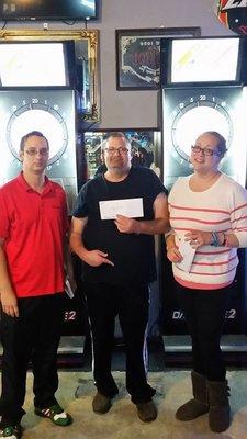 Will Ramsey, Andrea Guerra, Richard Ore Dart League Players