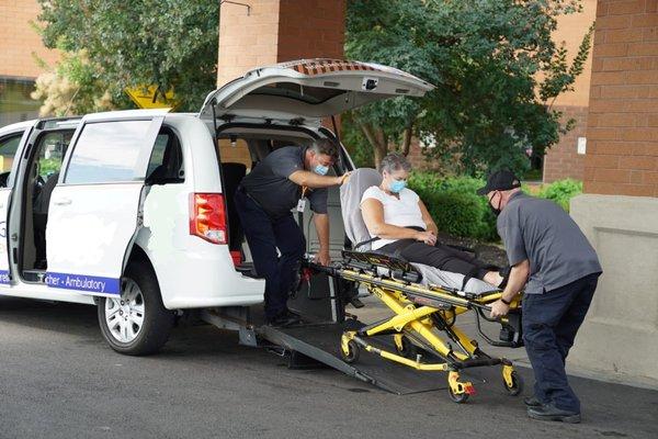 JG Transport Care 305 509 6339 provide  stretchers services Long Distance from cities of South Florida, from or to  doctor offices, ect