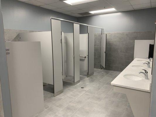 We sell and install bathroom partitions, Turnkey!!