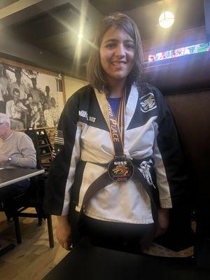 Picture Of Me After My Successful Karate Tournament with my 3rd place Medal !