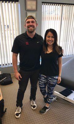 Thank you Adam for helping me improve my physical health!