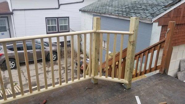 New railings