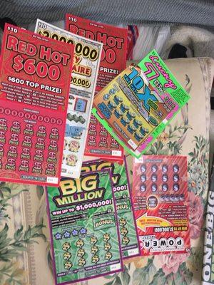 Took a chance and got all these scratch offs