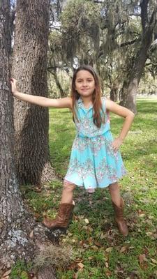 My daughter Ava Rose.....beautiful trees perfect for picture of beautiful girls!