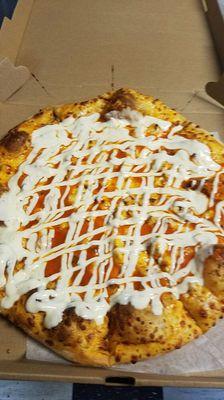 Buffalo chicken pizza