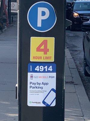 Pay by App for Centre Ave parking #4914- additional garage parking is behind the building  (Tickets will be taken by gate upon departure)