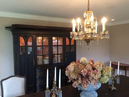 Recessed Lights, Chandelier, Cabinet Lighting.  Raritan Twp/ Flemington NJ Residence.