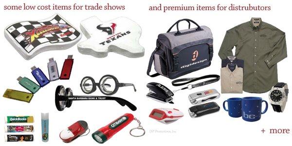 Experience the power of promotional products.  No matter the budget/event, we can provide a variety of product options to meet your needs!