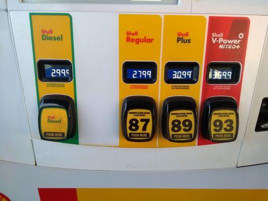 Pump prices #yelpcincy #shell #gasstations