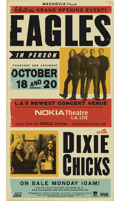 Eagles/Dixie Chicks Promotional Poster