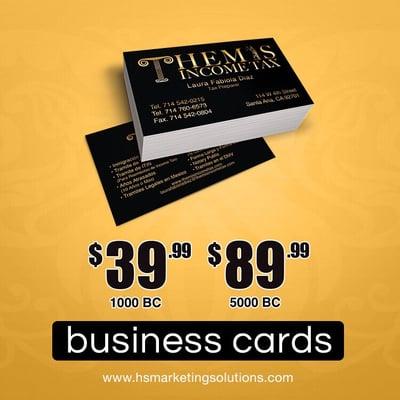 Promote your Small Business with Business Cards.