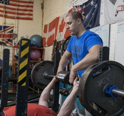 A good trainer should be able to safely get you stronger. Spotting on big lifts is important for the safety and confidence of the client.