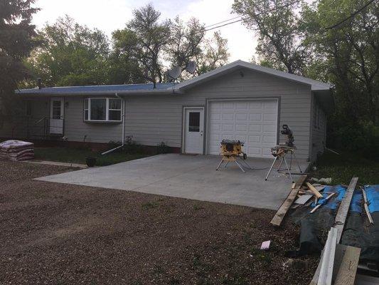 Another gutter installation - AAA Seamless Rain Gutters of Missoula