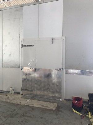 6ftx 8ft prehung Cooler door