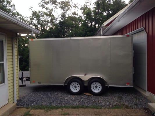 7x14 Victory V noise trailer.